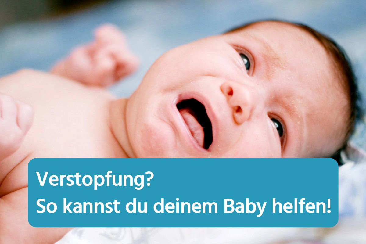 Baby mit Verstopfung